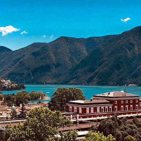 Lakeview Panorama Penthouse With Washer & Dryer Lugano Luaran gambar